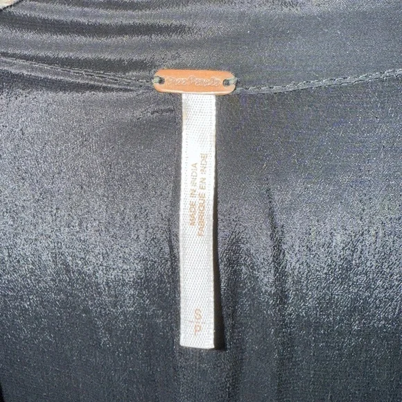 Free People Bianca Striped Sequin/Beaded Open Front Jacket,Size-Small - Picture 10 of 14